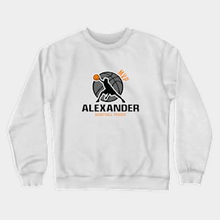 Alexander MVP Custom Player Basketball Prodigy Your Name Crewneck Sweatshirt